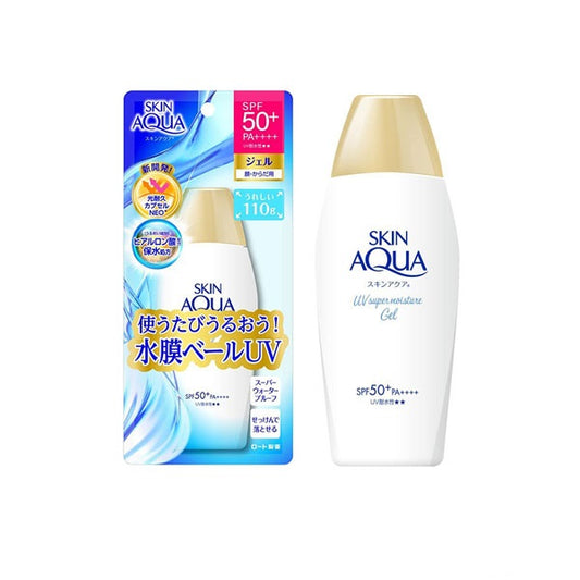 Rohto Skin AQUA UV Super Moisture Gel Sunscreen SPF50+/PA++++ 110g